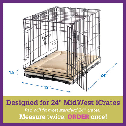 Pet Dreams Dog Crate Pad Washable Kennel Mat, Crate Pads Crate