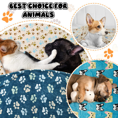Rezutan Dog Blanket for Medium Dogs, 1 Pack 3 Soft Cat Puppy Crate