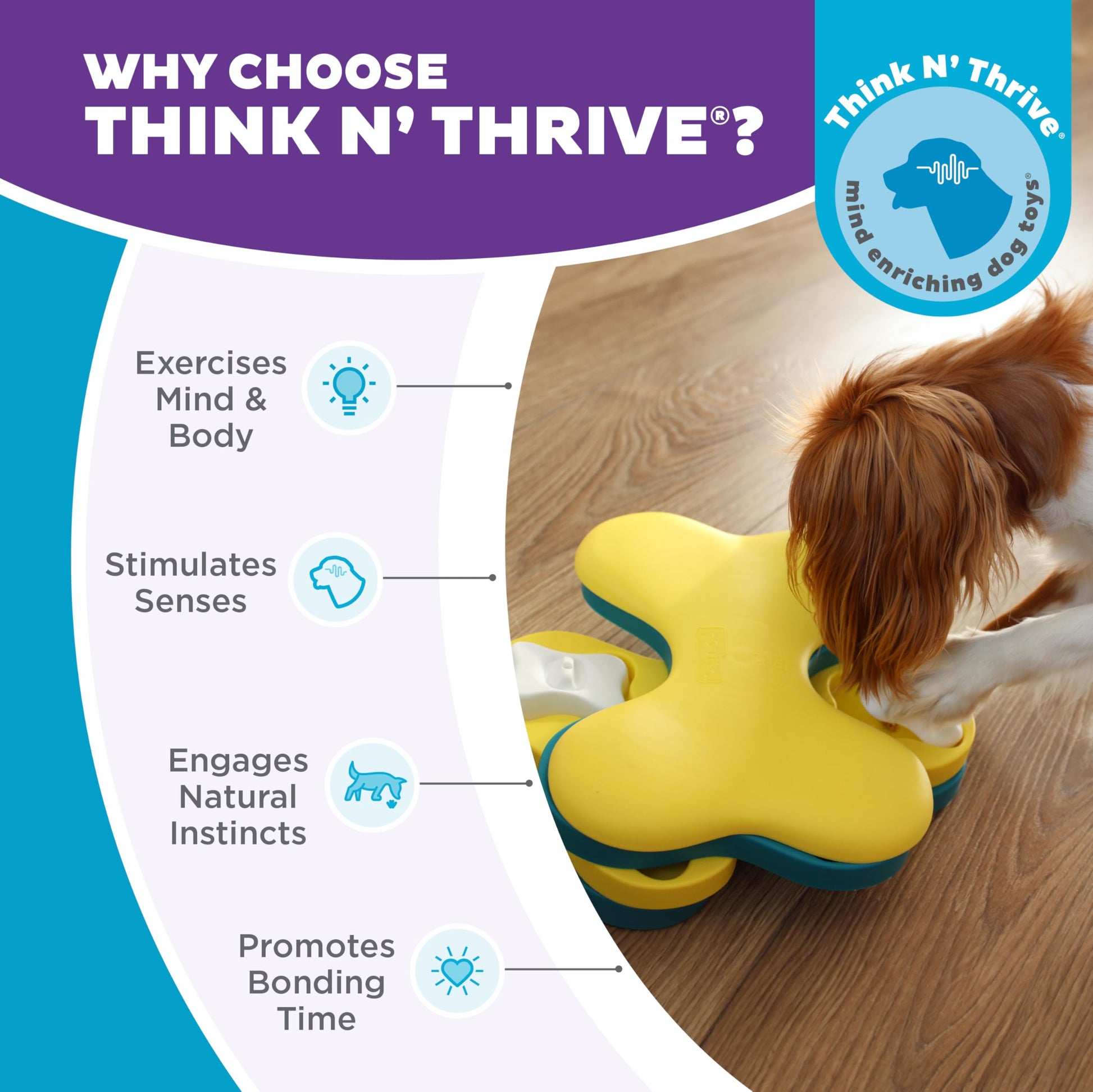 Outward Hound by Nina Ottosson Dog Tornado Interactive Treat Puzzle
