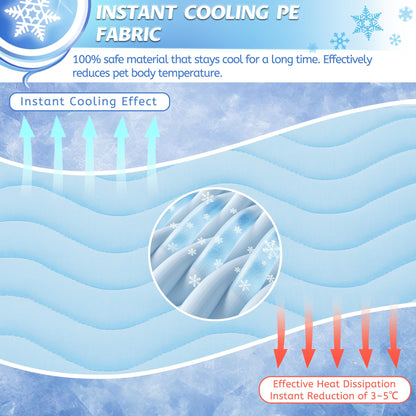 ZENGAOOU Dog Cooling Mat for Medium to Large Dogs 40" x 28" Mat
