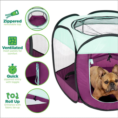 Furhaven Portable Dog Playpen, Cat Playpen, Pet Crate