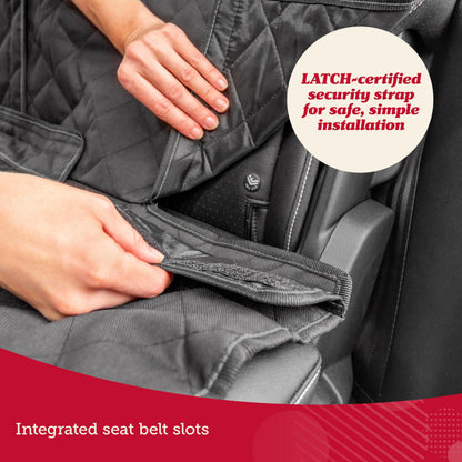 Lusso Gear Dog Car Seat Cover Waterproof Non-Slip Car Back Seat