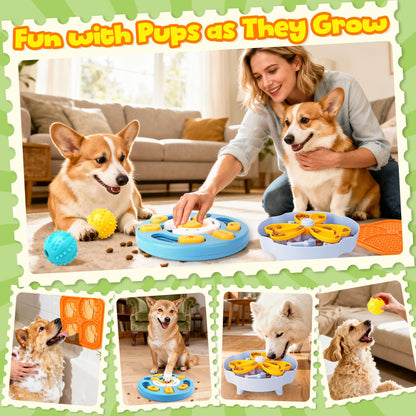 Forfon Curated Dog Puzzle Toys for Boredom and Mental Stimulation Set