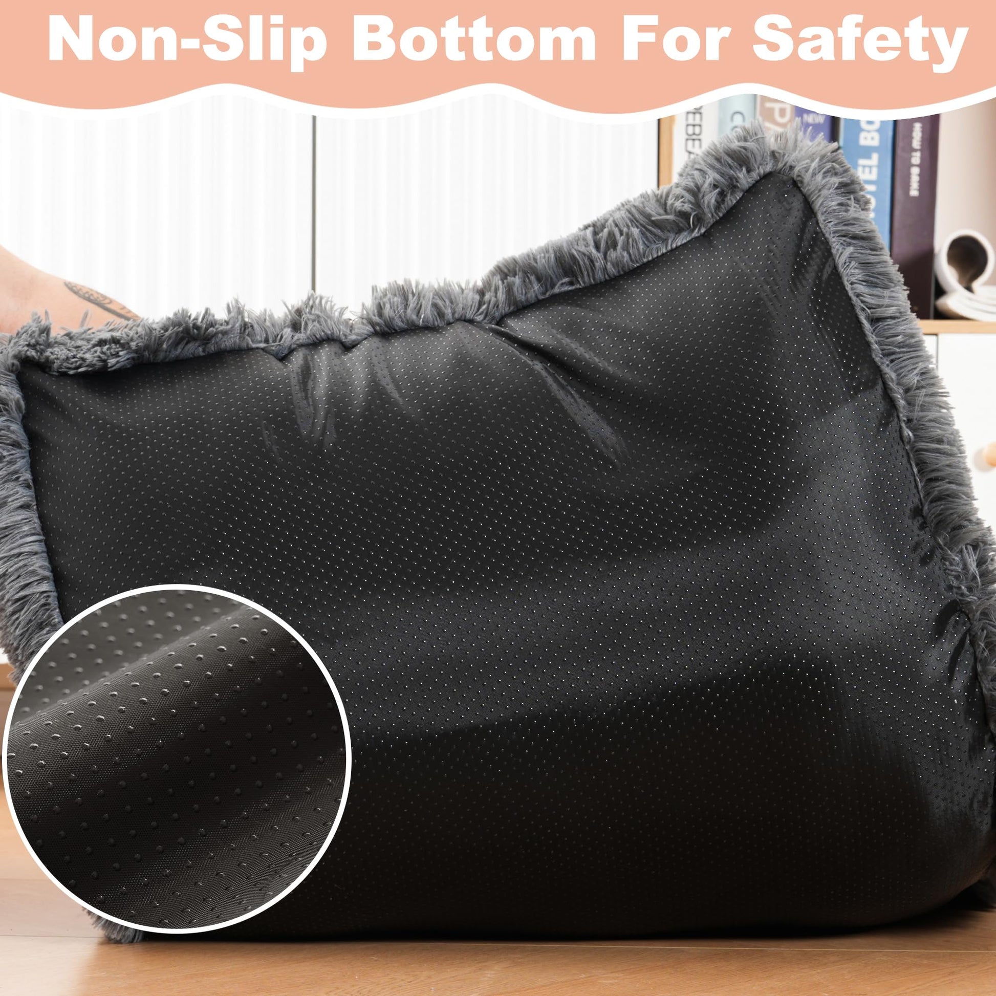 Bedfolks Waterproof Dog Crate Pad, Plush Dog Kennel Bed with Bed