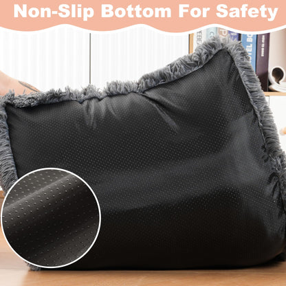 Bedfolks Waterproof Dog Crate Pad, Plush Dog Kennel Bed with Bed