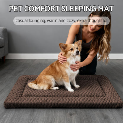 Dog Bed Mat Dog Crate Pad Reversible Mat for Pet Comfort Soft Bed