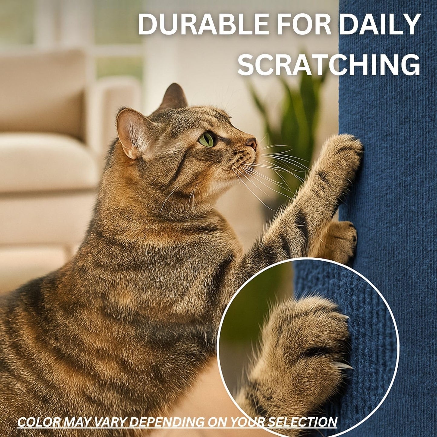 Cat Scratch Mat (3 Pack), 23.6’’ x 11.8’’ Wall Corner Scratcher