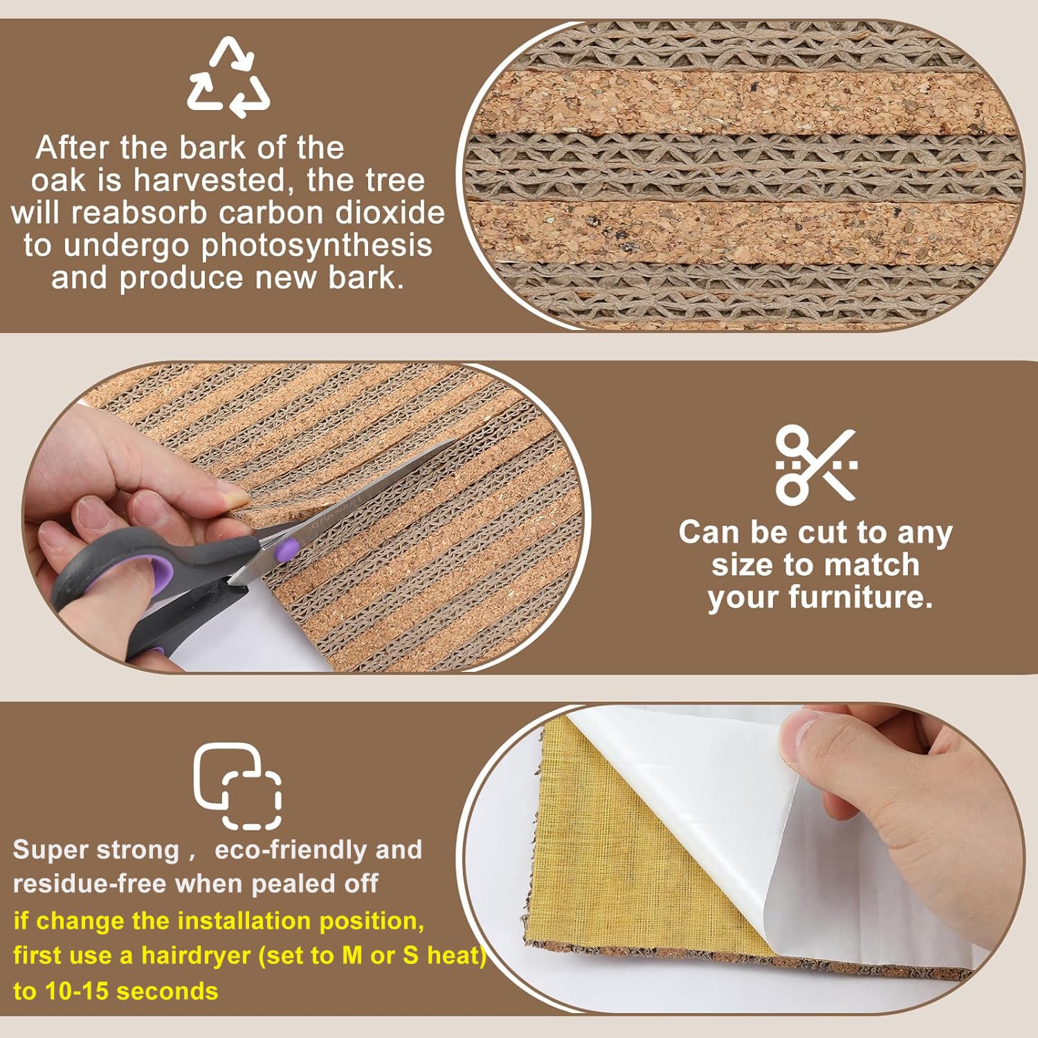Natural Cork-Cat Scratch mat-Cat Scratch Pad Rug-cat Couch