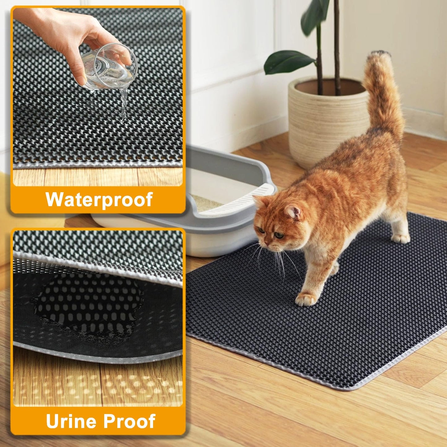 Cat Litter Mats-Extra Large x36'' Litter Trapping Mat for Cat-XXL Mat