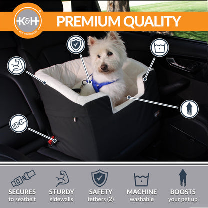 K&H Pet Products Bucket Booster Dog Car Seat for Small Dogs, Seat Seat
