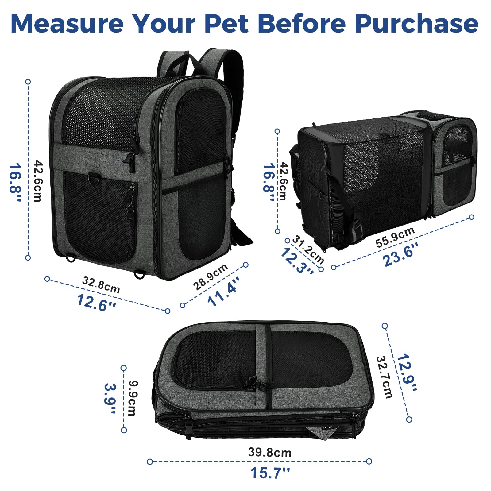 Apollo Walker Pet Carrier Backpack for Large/Small Carrier