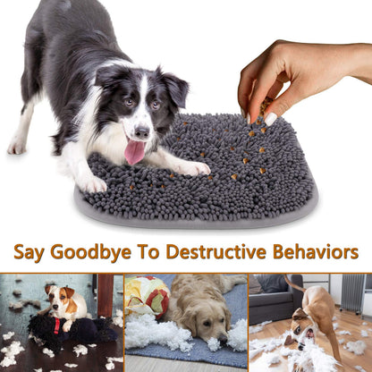 Rundik Snuffle Mat for Dogs, 17'' x 21'' Dog Sniffing Interactive Game