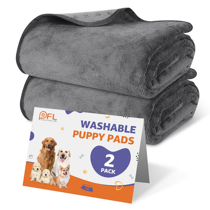 PICK FOR LIFE Washable Dog Pee Pads, 48x48 Reusable Puppy Crate