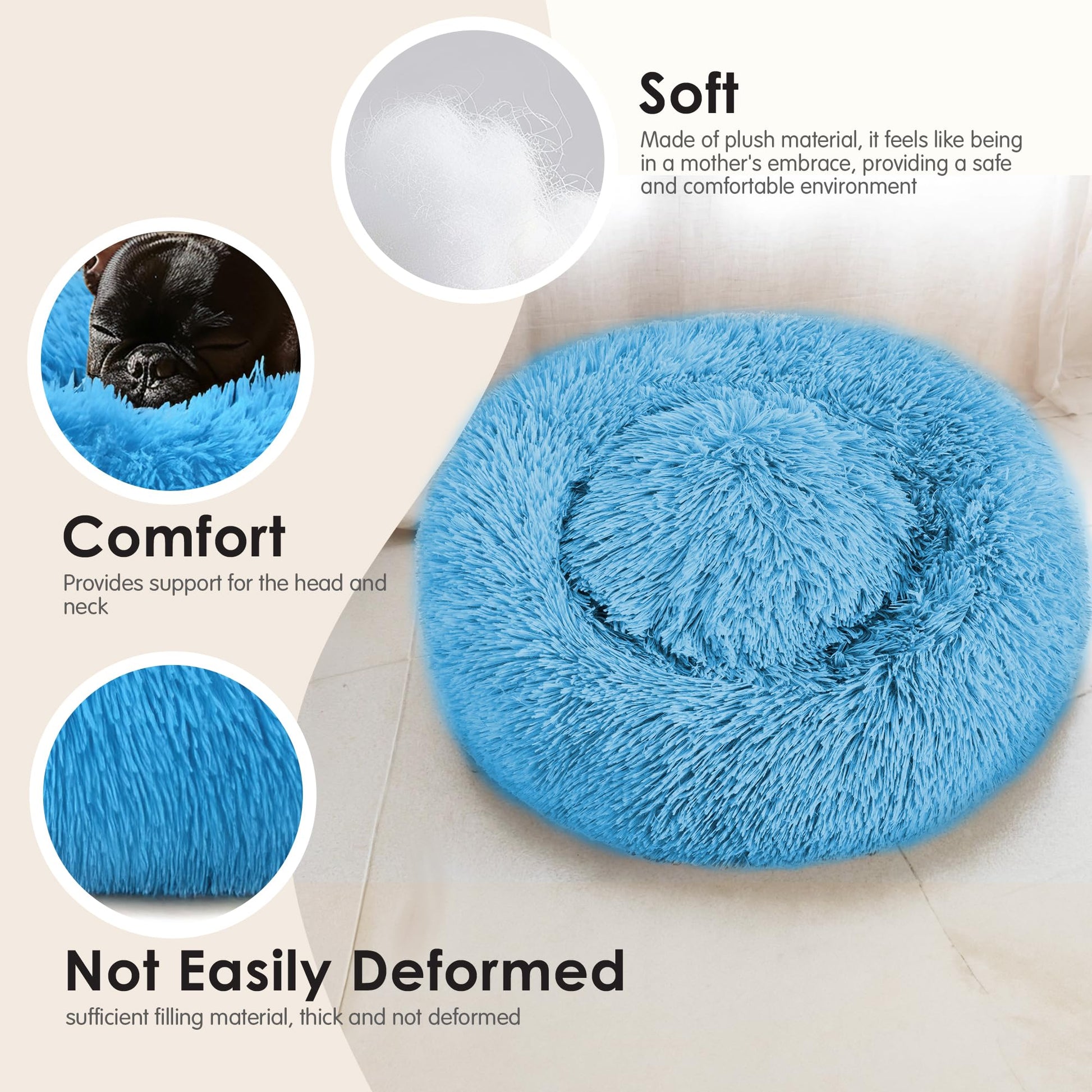 Extra Large Dog Beds, Human Dog Anxiety Relief Comfort Bed