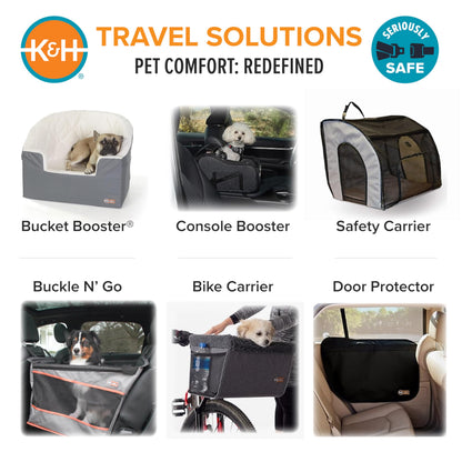 K&H Pet Products Buckle N Go Dog Car Seat for Small Dogs, Seat