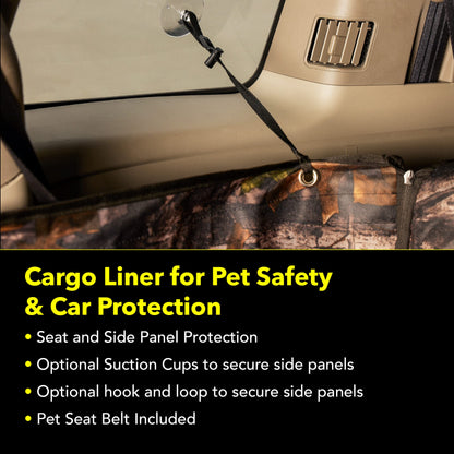 Meadowlark SUV Cargo Liner Dog Seat Covers, Double Stitched Extra Seat