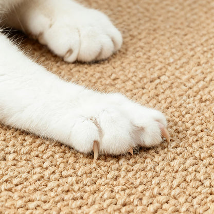 Ordora Large Cat Scratcher Mat: Upgrade Soft Sisal Horizontal Pad