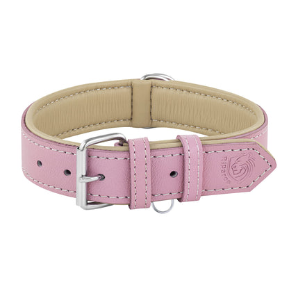 Riparo Dog Collar, Puppy Collar, Leather Dog Collar with Dog Collar