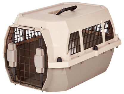 Amazon Basics Hard-Sided Dog and Cat Kennel, Single-Door Carrier