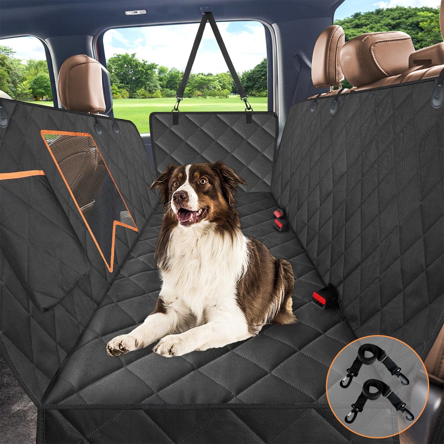 Kytely Dog Car Seat Cover XL, Heavy Duty Dog Seat Cover for Back Seat