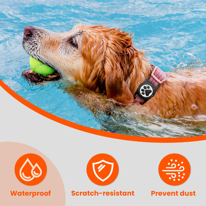 ilFindYou IP68 Waterproof for AirTag Dog Collar Holder, Collar
