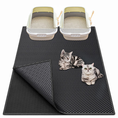 Waretary Cat Litter Box Mat: x 30" Waterproof Kitty Cat Litter
