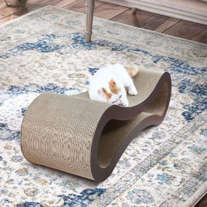 FluffyDream Cat Scratcher Cardboard, Scratching Pad House Bed House