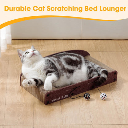 Poils Bebe Sofa Cat Scratcher, Small Cat Scratcher Cardboard Furniture
