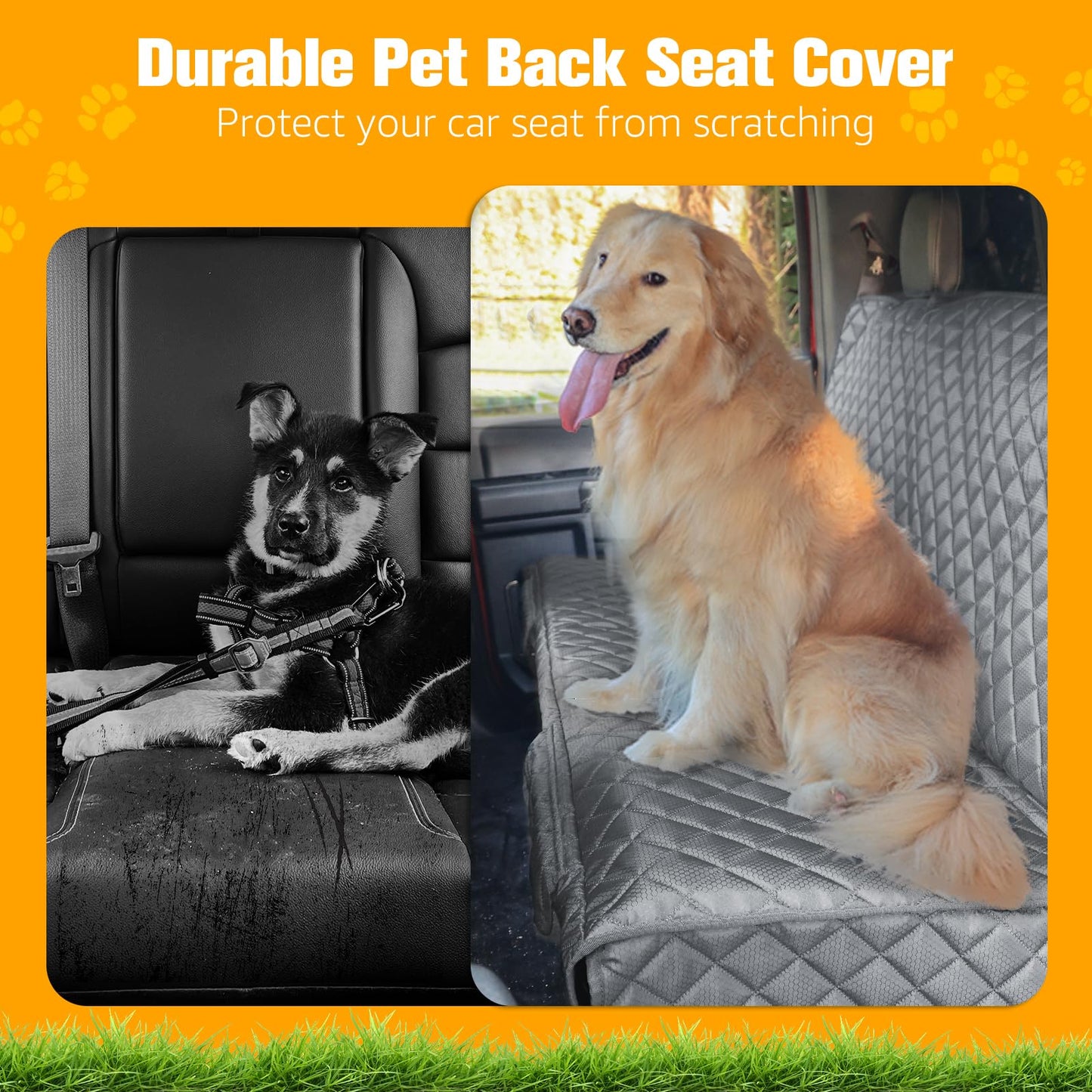 PETICON Dog Car Seat Covers for Truck Ford F150/Chevrolet Seat