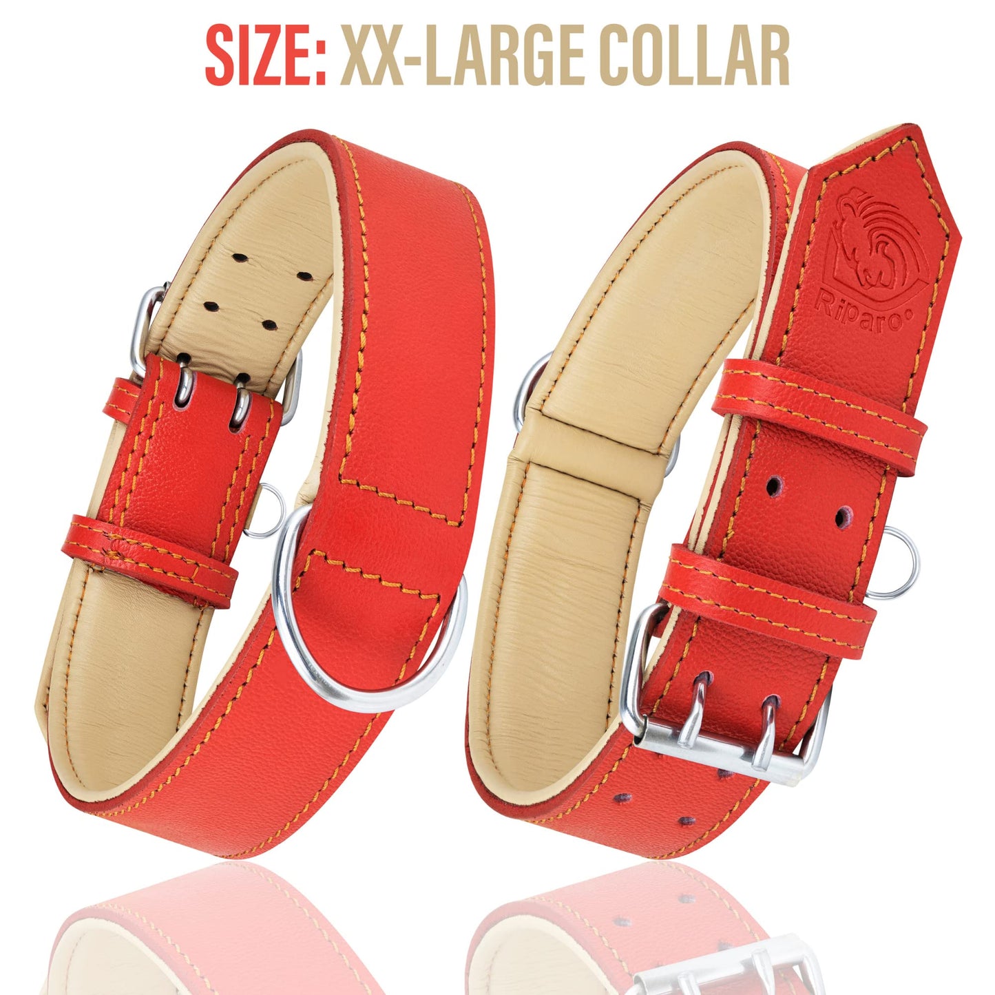 Riparo Large Dog Collar, Dog Collar for Large Breeds, Dog Collar