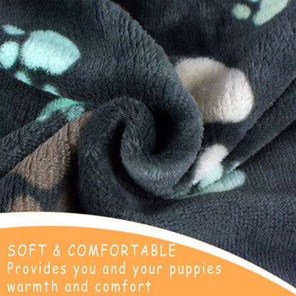 Dog Blankets for Medium Large Dogs, 3 Pack Washable Pet Blankets Crate