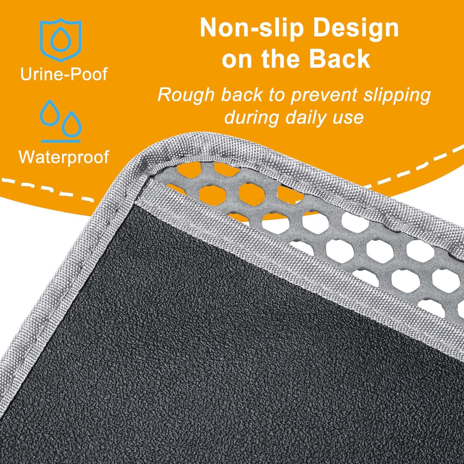 Large Cat Litter Box Mat, X 25" Litter Trapping Mat for indoor Mat