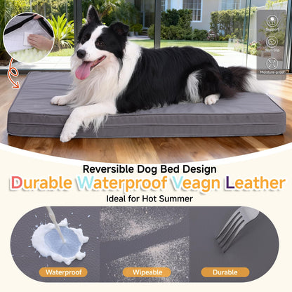 WAYIMPRESS XXL Dog Bed for Large Dogs, Waterproof XXL Dog Crate Bed