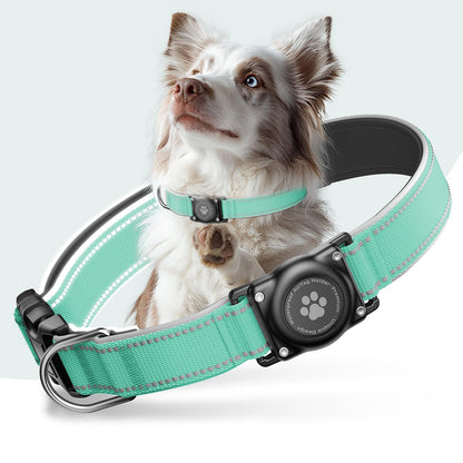 Upgrade AirTag Dog Collar, IP68 Waterproof Air Tag Dog Collar Collar