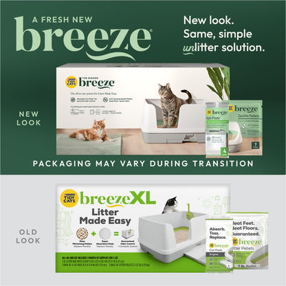 Purina Tidy Cats Litter System, Non-Clumping, Breeze XL Odor Box