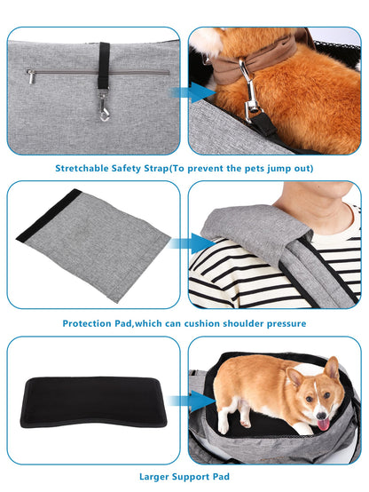Ownpets Pet Sling Carrier, Fits 15 to Extra-Large Dog/Cat Sling Bag