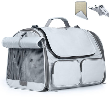 FUKUMARU Cat Carrier, Soft-Sided Small Dog Carrier, Large Cat Bag
