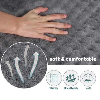 Dog Crate Pad Memory Foam Dog Bed Mat for Small Dog Cat Washable Crate