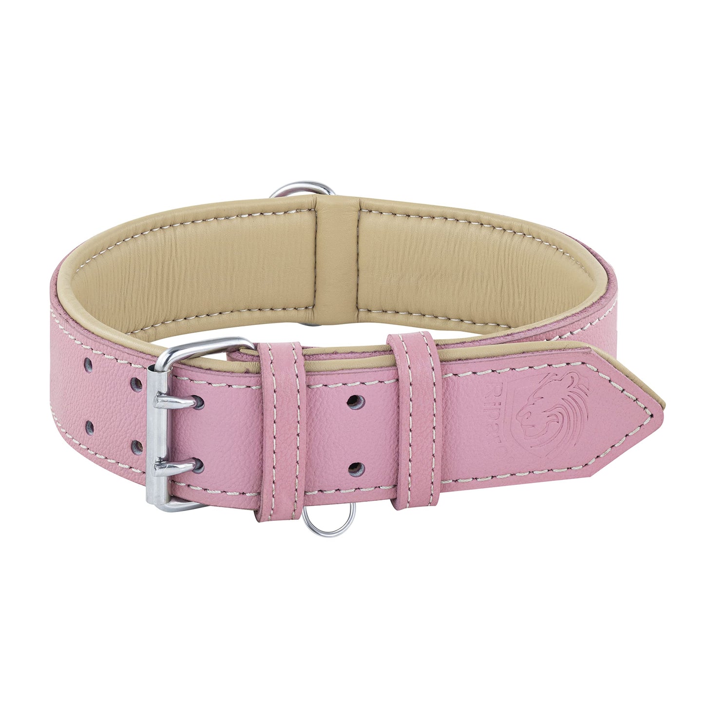Riparo Dog Collar, Puppy Collar, Leather Dog Collar with Dog Collar