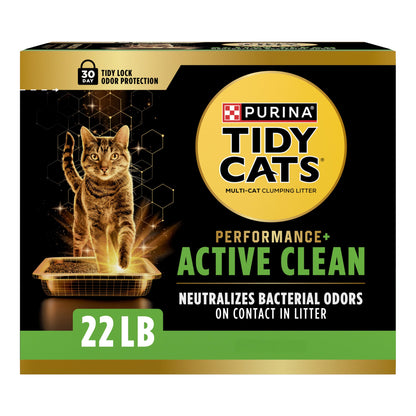 Purina Tidy Cats Performance Plus Active Clean Scented Clumping Box