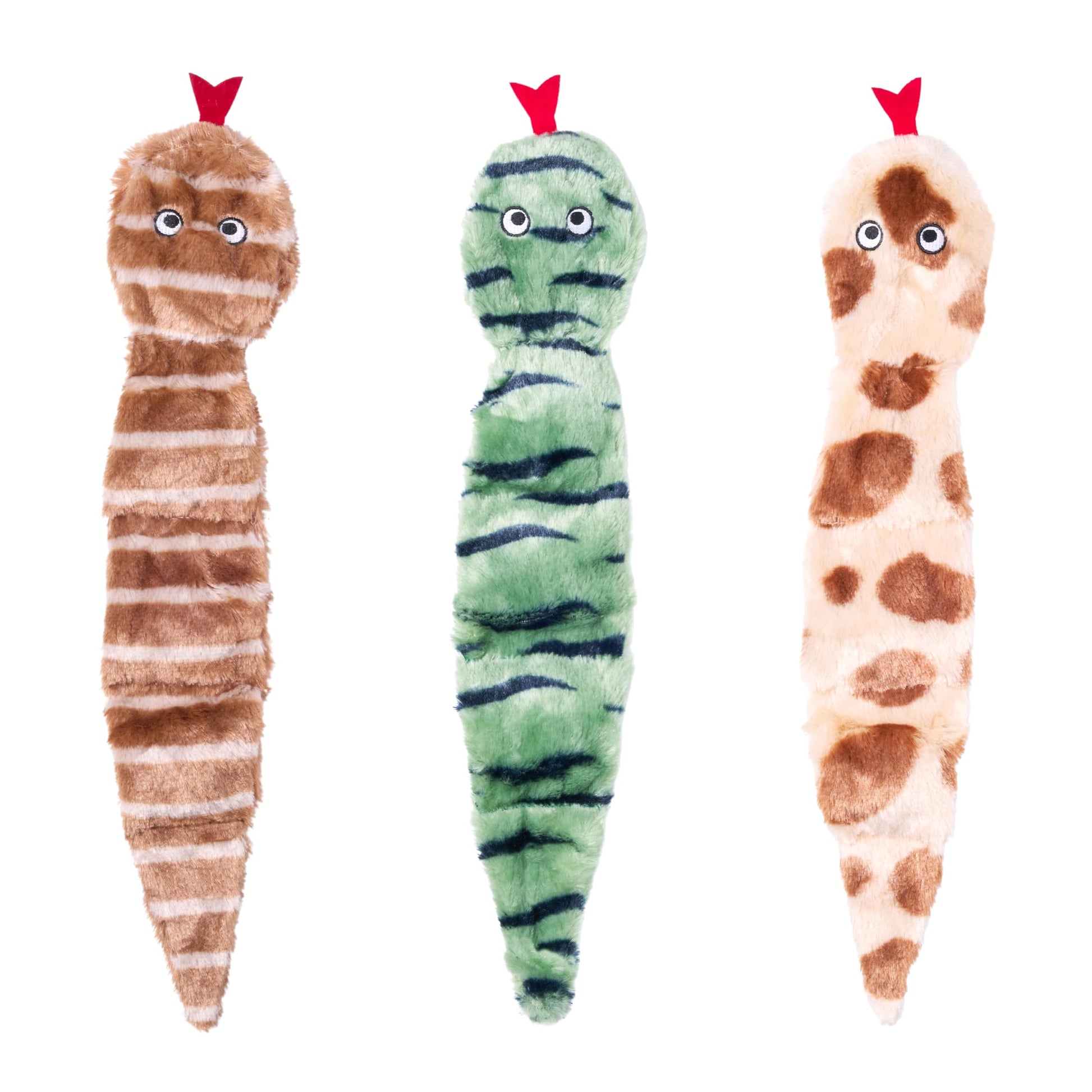 ZippyPaws Skinny Peltz No Stuffing Dog Toy Pack to Keep Them Plush