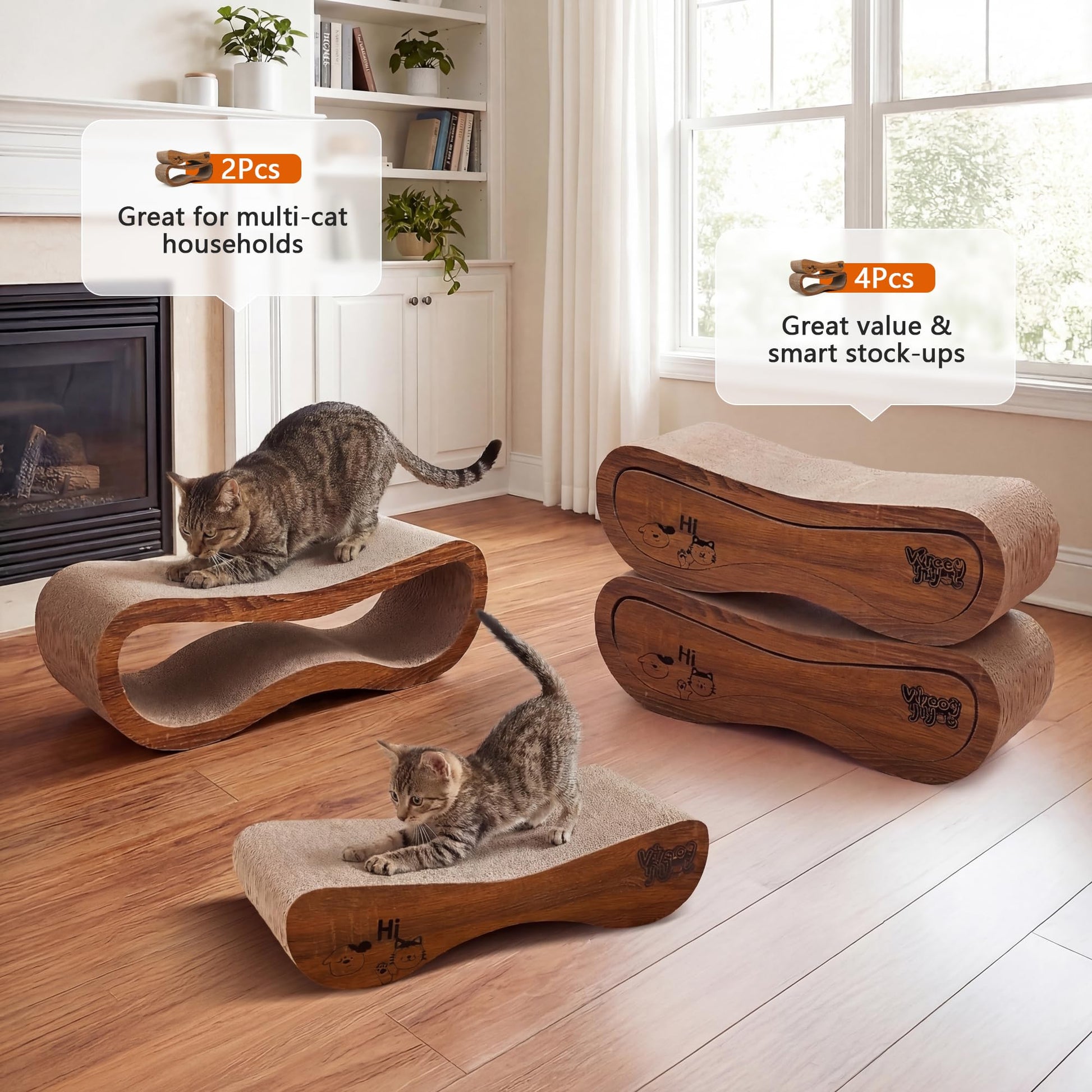 Cat Scratcher 1 Scratchers for Indoor Cats Scratching Board Furniture