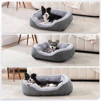 INVENHO Medium Dog Beds for Medium Dogs Washable, Rectangle Dog Bed