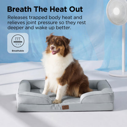 Bedsure Cooling Dog Beds Large Sized Dog Orthopedic Large Dog Bed