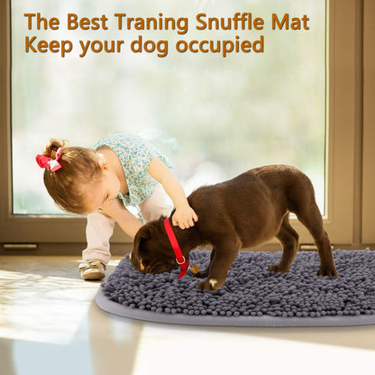 Rundik Snuffle Mat for Dogs, 17'' x 21'' Dog Sniffing Interactive Game