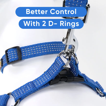 Pawtitas Reflective Step-in Dog Harness Adjustable No-Pull Vest
