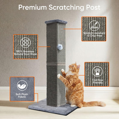 YULOYI Cat Scratching Post for Indoor Large Cats and Kitten, Scratcher