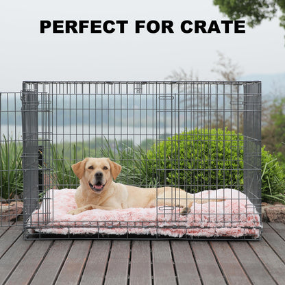 Bedfolks Waterproof Dog Crate Bed with Removable Washable Cover, Bed