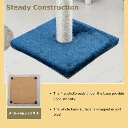 Dimaka 29" Tall Cat Scratching Post, Claw Scratcher with Scratcher