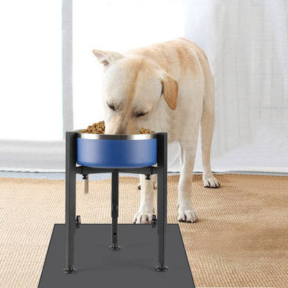 PROERR Single Dog Bowl Stand,Tall Dog Food Stand Adjustable Wide Bowl